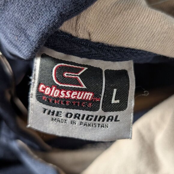 VTG Colosseum Penn State Hoodie Nittany Lions Unisex L Embroidered Heavy Knit - Picture 7 of 8
